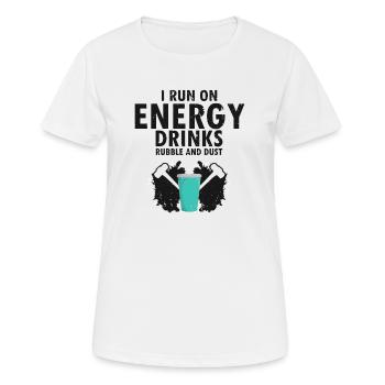House demolition and house renovation - Women's Breathable T-Shirt - white - Front - AI Model Female 172 dark (172cm)