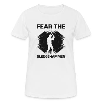 Hausabriss und Renovierungs Design - Frauen T-Shirt atmungsaktiv - Weiß - Vorne - AI Model Female 172 dark (172cm)