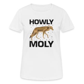 Conception de coyote pour les réacteurs de coyote - T-shirt respirant Femme - blanc - Devant - AI Model Female 172 dark (172cm)