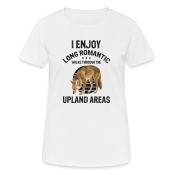 Conception de coyote pour les réacteurs de coyote - T-shirt respirant Femme - blanc - Devant - AI Model Female 172 dark (172cm)