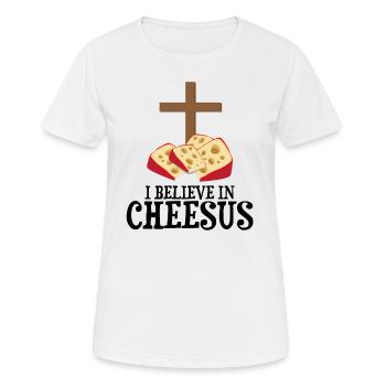 Käserei Zitat für Gouda-Käse und Gouda-Liebhaber - Frauen T-Shirt atmungsaktiv - Weiß - Vorne - AI Model Female 172 dark (172cm)