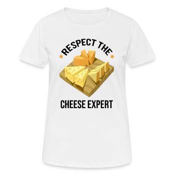 Conception de charcuterie pour les fromagers - T-shirt respirant Femme - blanc - Devant - AI Model Female 172 dark (172cm)