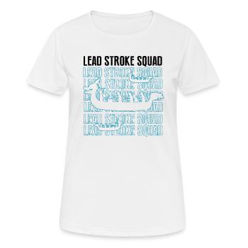Drachenboot und Drachenboot Crew - Frauen T-Shirt atmungsaktiv - Weiß - Vorne - AI Model Female 172 dark (172cm)