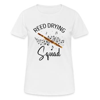Orchestre et instrument à vent - T-shirt respirant Femme - blanc - Devant - AI Model Female 172 dark (172cm)