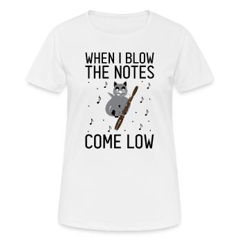 Orchestra and woodwind instrument - Women's Breathable T-Shirt - white - Front - AI Model Female 172 dark (172cm)