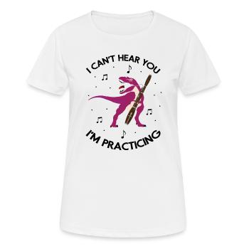 Orchestra and woodwind instrument - Women's Breathable T-Shirt - white - Front - AI Model Female 172 dark (172cm)