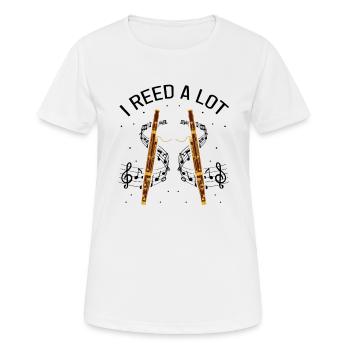 Woodwind instrument and bassoon Wind instrument - Women's Breathable T-Shirt - white - Front - AI Model Female 172 dark (172cm)