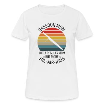 Orchestra and woodwind instrument - Women's Breathable T-Shirt - white - Front - AI Model Female 172 dark (172cm)