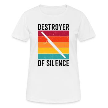 Bassoonist design for woodwind orchestra - Women's Breathable T-Shirt - white - Front - AI Model Female 172 dark (172cm)