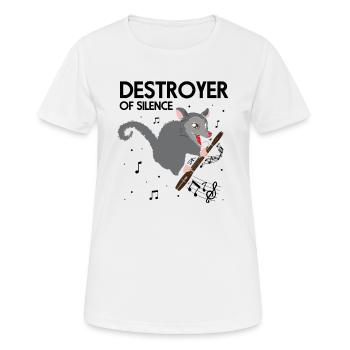 Orchestra and woodwind instrument - Women's Breathable T-Shirt - white - Front - AI Model Female 172 dark (172cm)