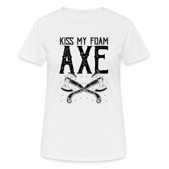 Jeu de rôle en direct pour PNJ et jeu de rôle RPG - T-shirt respirant Femme - blanc - Devant - AI Model Female 172 dark (172cm)