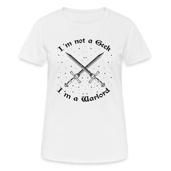 Jeu de rôle en direct pour PNJ et jeu de rôle RPG - T-shirt respirant Femme - blanc - Devant - AI Model Female 172 dark (172cm)