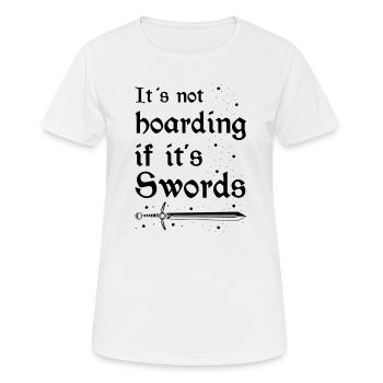 Jeu de rôle en direct pour PNJ et jeu de rôle RPG - T-shirt respirant Femme - blanc - Devant - AI Model Female 172 dark (172cm)