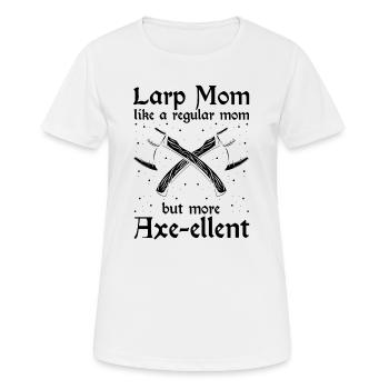 Citation de jeu de rôle pour Larper et Larp - T-shirt respirant Femme - blanc - Devant - AI Model Female 172 dark (172cm)