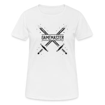 Jeu de rôle en direct pour PNJ et jeu de rôle RPG - T-shirt respirant Femme - blanc - Devant - AI Model Female 172 dark (172cm)