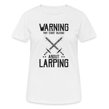 Jeu de rôle en direct pour PNJ et jeu de rôle RPG - T-shirt respirant Femme - blanc - Devant - AI Model Female 172 dark (172cm)