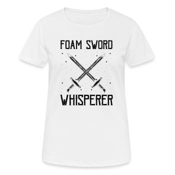 Jeu de rôle en direct pour PNJ et jeu de rôle RPG - T-shirt respirant Femme - blanc - Devant - AI Model Female 172 dark (172cm)