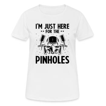 Offre Car Painter pour les peintres automobiles - T-shirt respirant Femme - blanc - Devant - AI Model Female 172 dark (172cm)