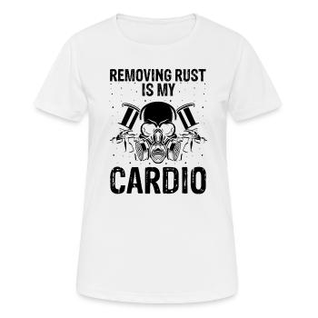 Autolackierer Angebot für Karosserietechniker - Frauen T-Shirt atmungsaktiv - Weiß - Vorne - AI Model Female 172 dark (172cm)