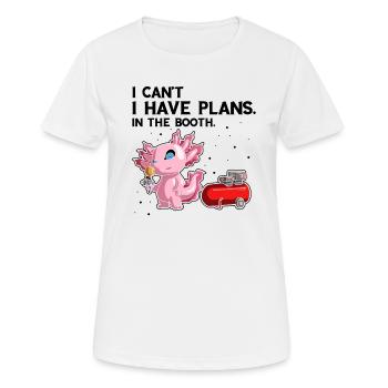 Autolackierer Angebot für Autolackierer - Frauen T-Shirt atmungsaktiv - Weiß - Vorne - AI Model Female 172 dark (172cm)