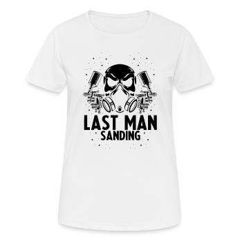 Autolackierer Angebot für Karosseriebauer - Frauen T-Shirt atmungsaktiv - Weiß - Vorne - AI Model Female 172 dark (172cm)
