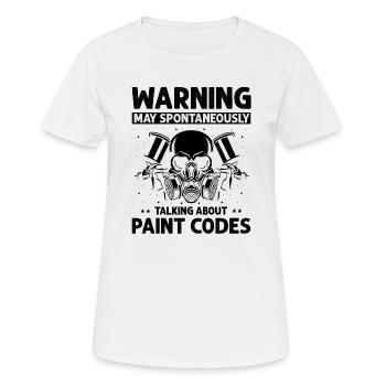 Car painter offer for coachbuilders - Women's Breathable T-Shirt - white - Front - AI Model Female 172 dark (172cm)