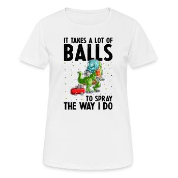 Car Painter Offer for Body Technicians - Women's Breathable T-Shirt - white - Front - AI Model Female 172 dark (172cm)