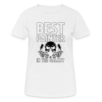 Autolackierer Angebot für Karosserietechniker - Frauen T-Shirt atmungsaktiv - Weiß - Vorne - AI Model Female 172 dark (172cm)