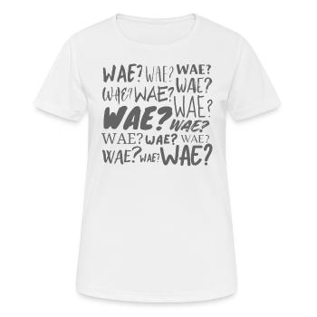 Wae? - T-shirt respirant Femme - blanc - Devant - AI Model Female 172 dark (172cm)