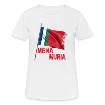 Moluques Mena Muria - T-shirt respirant Femme - blanc - Devant - AI Model Female 172 dark (172cm)