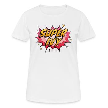 Super Ivy - Women's Breathable T-Shirt - white - Front - AI Model Female 172 dark (172cm)