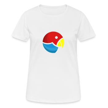 Parrot Petcontest Papagei - Frauen T-Shirt atmungsaktiv - Weiß - Vorne - AI Model Female 172 dark (172cm)