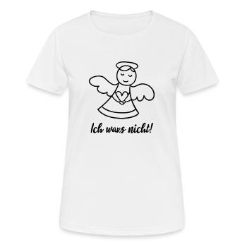It was not me - Women's Breathable T-Shirt - white - Front - AI Model Female 172 dark (172cm)