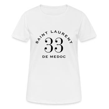 Heiliger Laurent de Médoc 33 Gironde - Frauen T-Shirt atmungsaktiv - Weiß - Vorne - AI Model Female 172 dark (172cm)
