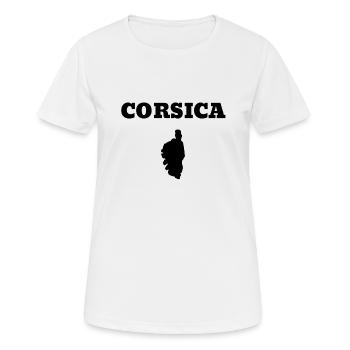 Korsika Korsika Weihnachtsgeschenk T-Shirt - Frauen T-Shirt atmungsaktiv - Weiß - Vorne - AI Model Female 172 dark (172cm)