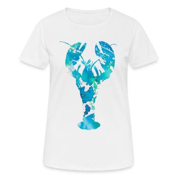 Homard - T-shirt respirant Femme - blanc - Devant - AI Model Female 172 dark (172cm)