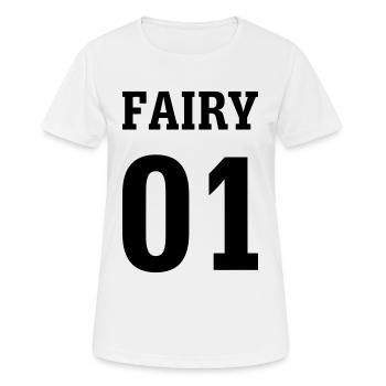 Fairy 01 - Frauen T-Shirt atmungsaktiv - Weiß - Vorne - AI Model Female 172 dark (172cm)