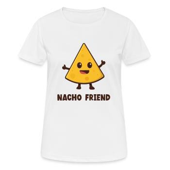 Nacho Friend - Women's Breathable T-Shirt - white - Front - AI Model Female 172 dark (172cm)
