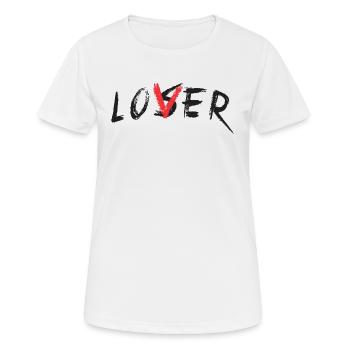 Loser Lover - Women's Breathable T-Shirt - white - Front - AI Model Female 172 dark (172cm)
