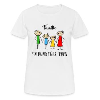 Ein Bund Fürs Leben - Familie - Frauen T-Shirt atmungsaktiv - Weiß - Vorne - AI Model Female 172 dark (172cm)