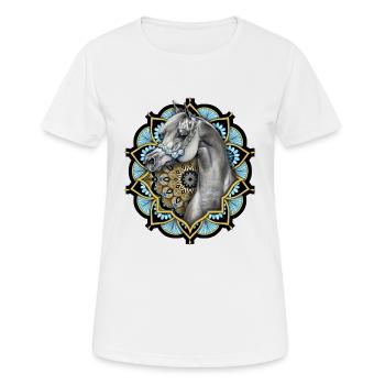 Best in Show - Frauen T-Shirt atmungsaktiv - Weiß - Vorne - AI Model Female 172 dark (172cm)