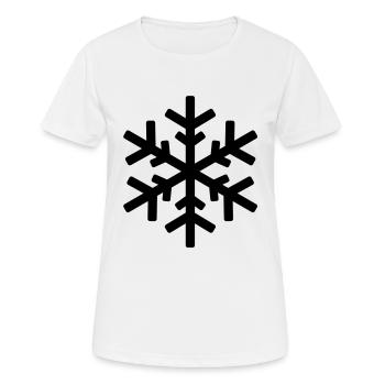 icekristall - T-shirt respirant Femme - blanc - Devant - AI Model Female 172 dark (172cm)