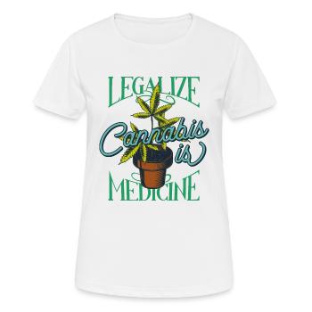 Smoke weed everyday - Women's Breathable T-Shirt - white - Front - AI Model Female 172 dark (172cm)