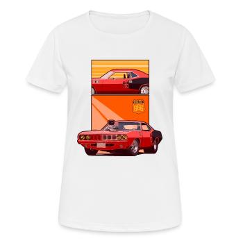 Route 666 - Women's Breathable T-Shirt - white - Front - AI Model Female 172 dark (172cm)
