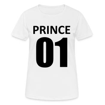 prince 01 - Women's Breathable T-Shirt - white - Front - AI Model Female 172 dark (172cm)