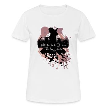 RHCP Splat - T-shirt respirant Femme - blanc - Devant - AI Model Female 172 dark (172cm)