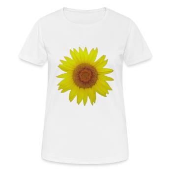 Tournesol - T-shirt respirant Femme - blanc - Devant - AI Model Female 172 dark (172cm)