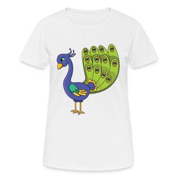 paon - T-shirt respirant Femme - blanc - Devant - AI Model Female 172 dark (172cm)