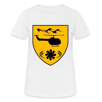Hubschrauber - Frauen T-Shirt atmungsaktiv - Weiß - Vorne - AI Model Female 172 dark (172cm)