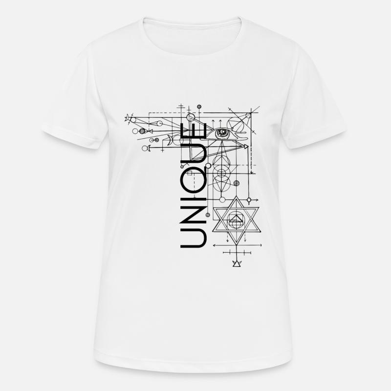 UNIQUE three - Women's Breathable T-Shirt - white